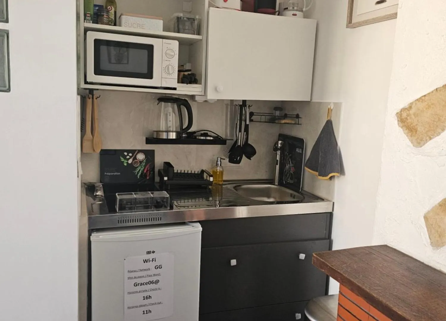Studio 1 A La Trinite Proche De Nice, Monaco Et L'Italie Frankrike