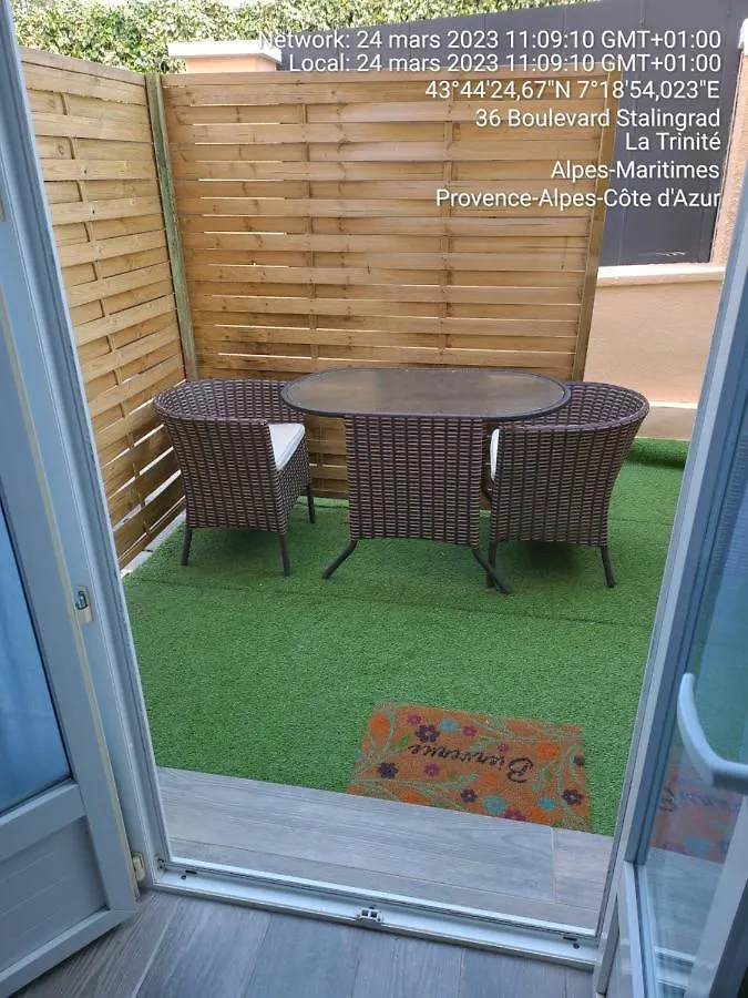 Guest house Studio 1 A La Trinite Proche De Nice, Monaco Et L'Italie France